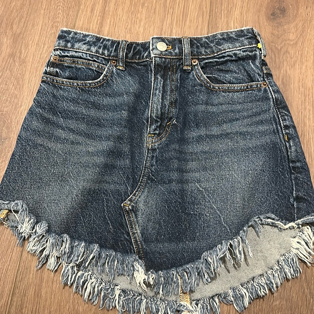 We the free denim skirt